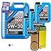 Produktbild EISENFELS Filter Set Inspektionspaket erstellt mit 8 L Motoröl Liqui Moly 5W-30 Longtime High Tech, MANN-FILTER Ölfilter, Verschlussschraube