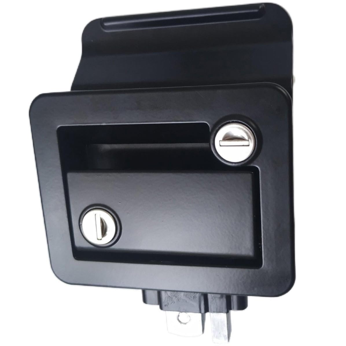 Tofficu Verrou Alliage en Porte de Zinc Noir de Camping-Car pour Voyage