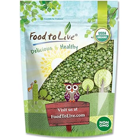 Organic Green Split Peas, 5 Pounds Cover