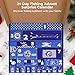 Fishing Advent Calendar 2025 for Adult Men & Teen Boys - All-in-One Tackle Box Kit with 100m Line, Lure Pliers, Net | 24-Day Xmas Gift for Dad, Husband, Fisherman