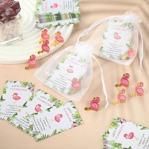 Image of Quelay Flamingo Gift for Women Positive Employee Appreciation Gifts Bulk for Coworker Staff Volunteer Teacher Favor