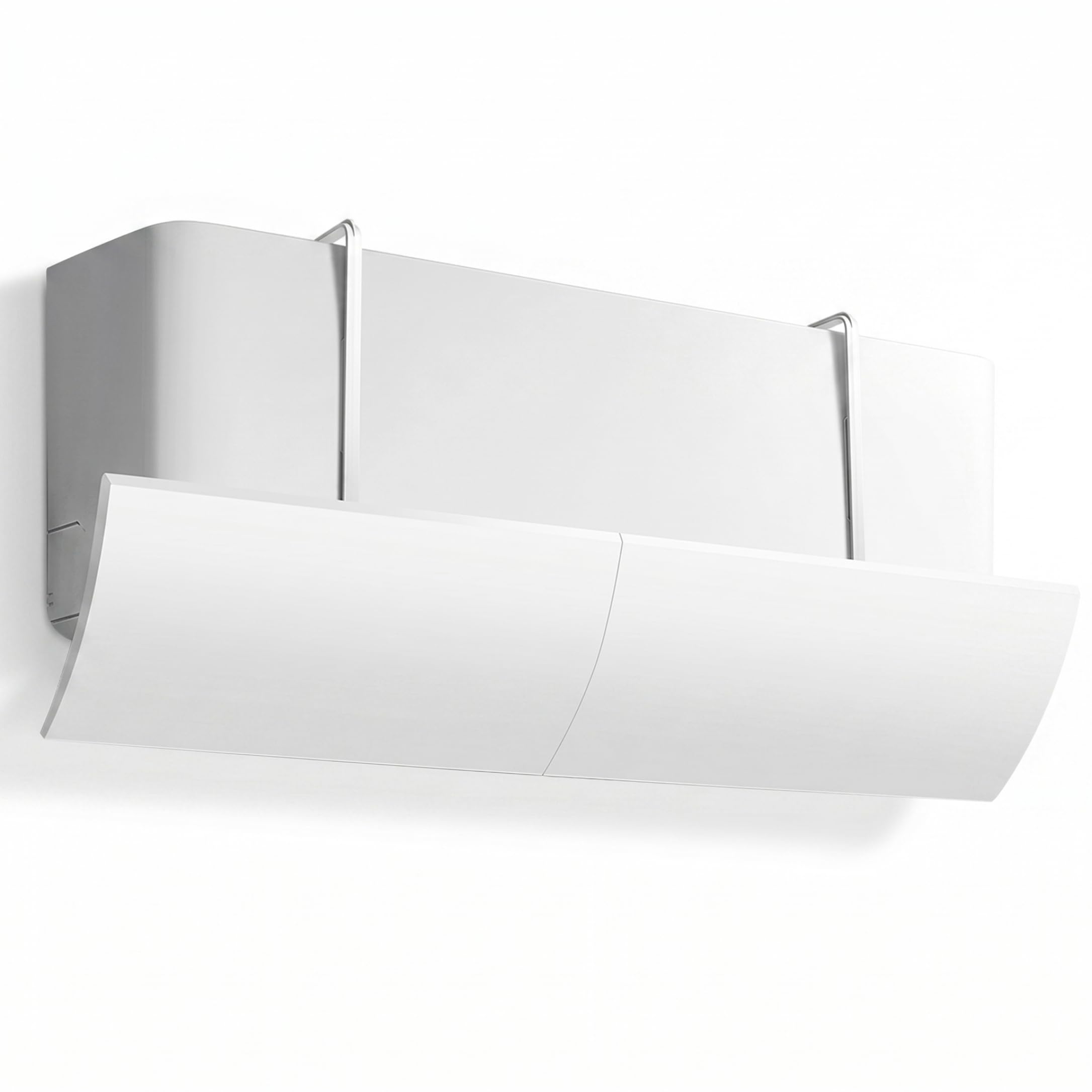 Tsawntd Air Conditioner Deflector, Tool-Free No-Drill Ac Vent Deflector, Retractable Anti-Direct Blow Baffle for Most Ac Units, White, 22.83-37.80inch Window Air Conditioner