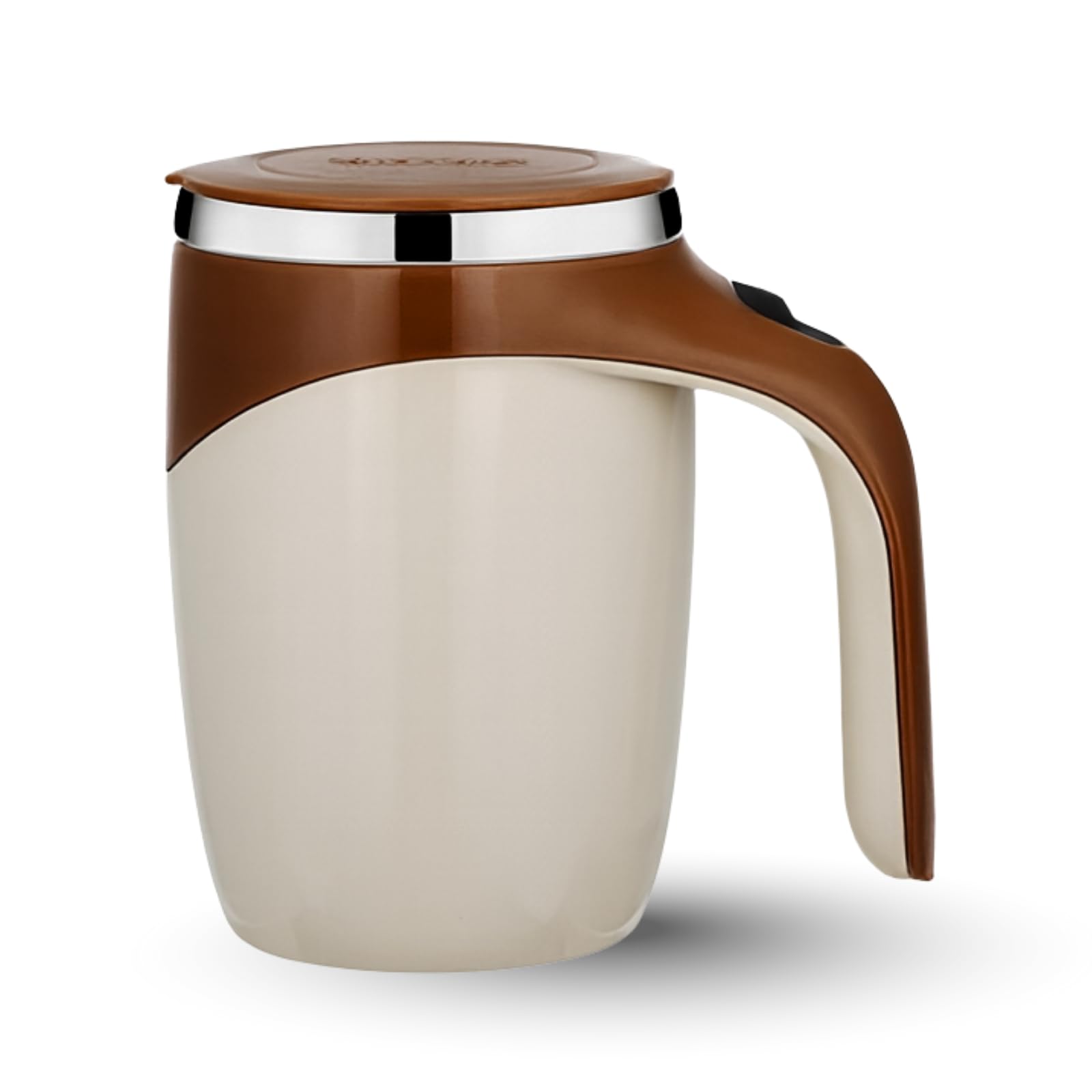 Caneca Térmica Elétrica Mixer com Misturador Magnético, 380ml, Aço Inox 304, Recarregável