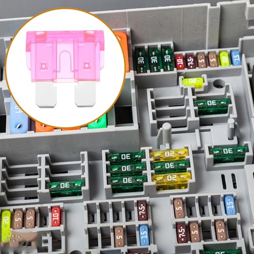 Kit de 25 fusibles automotrices mini de bajo perfil para auto, camión, bote y RV - PRETYZOOM XRW0555FH19CA56A miniatura 2