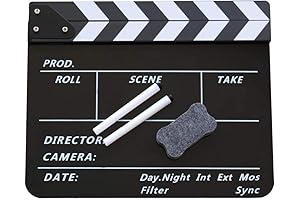 Movie Directors Clapboard: Capture Every Take with Precision and Style