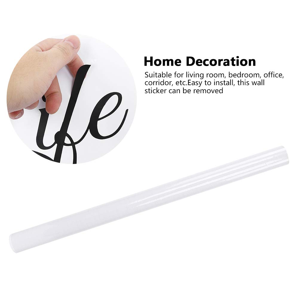 Pssopp La Vita Non è Aspettare Che Passi La Tempesta Adesivo da Parete Rimovibile Decorazioni per La Casa in PVC Citazione Artistica Motivazionale per Camere da Letto e Uffici 57 X 108 Cm