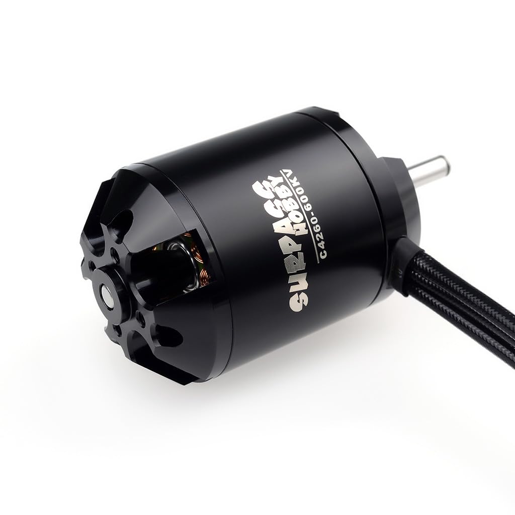 C4260 600KV Outrunner Moteur sans balais Micro Moteur Diamètre de l'arbre 5 mm avec kit de vis pour drone RC avion RC à aile fixe RC