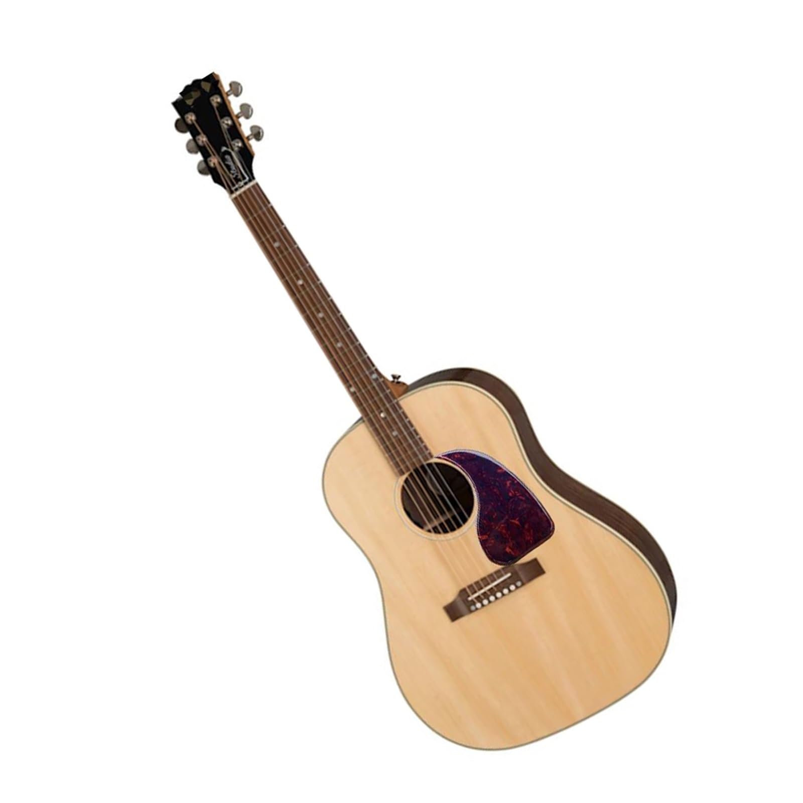 Uniwersalna osłona pickguardu do gitary akustyczne Pickguard do gitary akustycznej prawa ręka pogrubiony aby chronić korpus(Left)