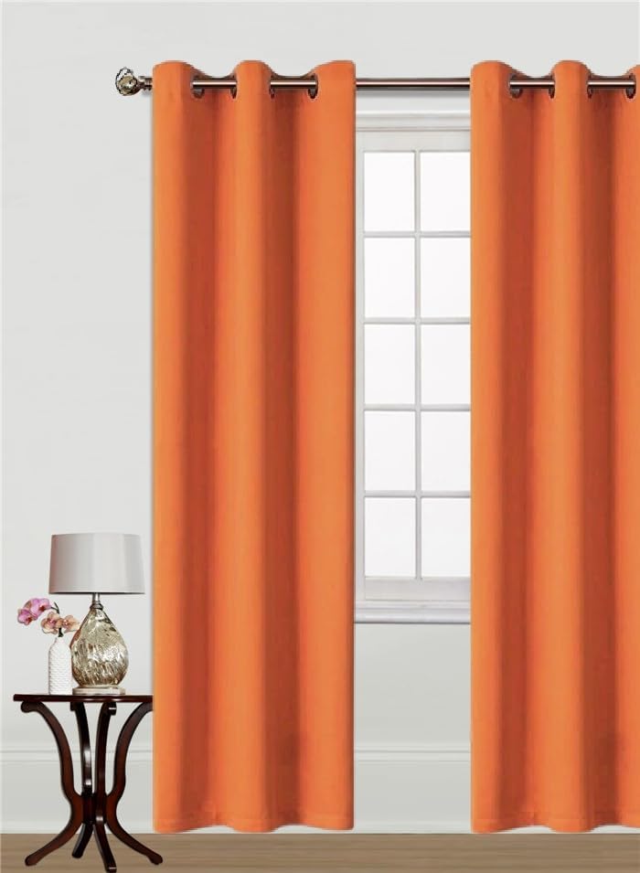 New 100% Blackout Grommet Panel Insulated Thermal Unlined Window Treatment Curtain Drape 35" Wide x 84" Long (2, K68 Royal Blue)