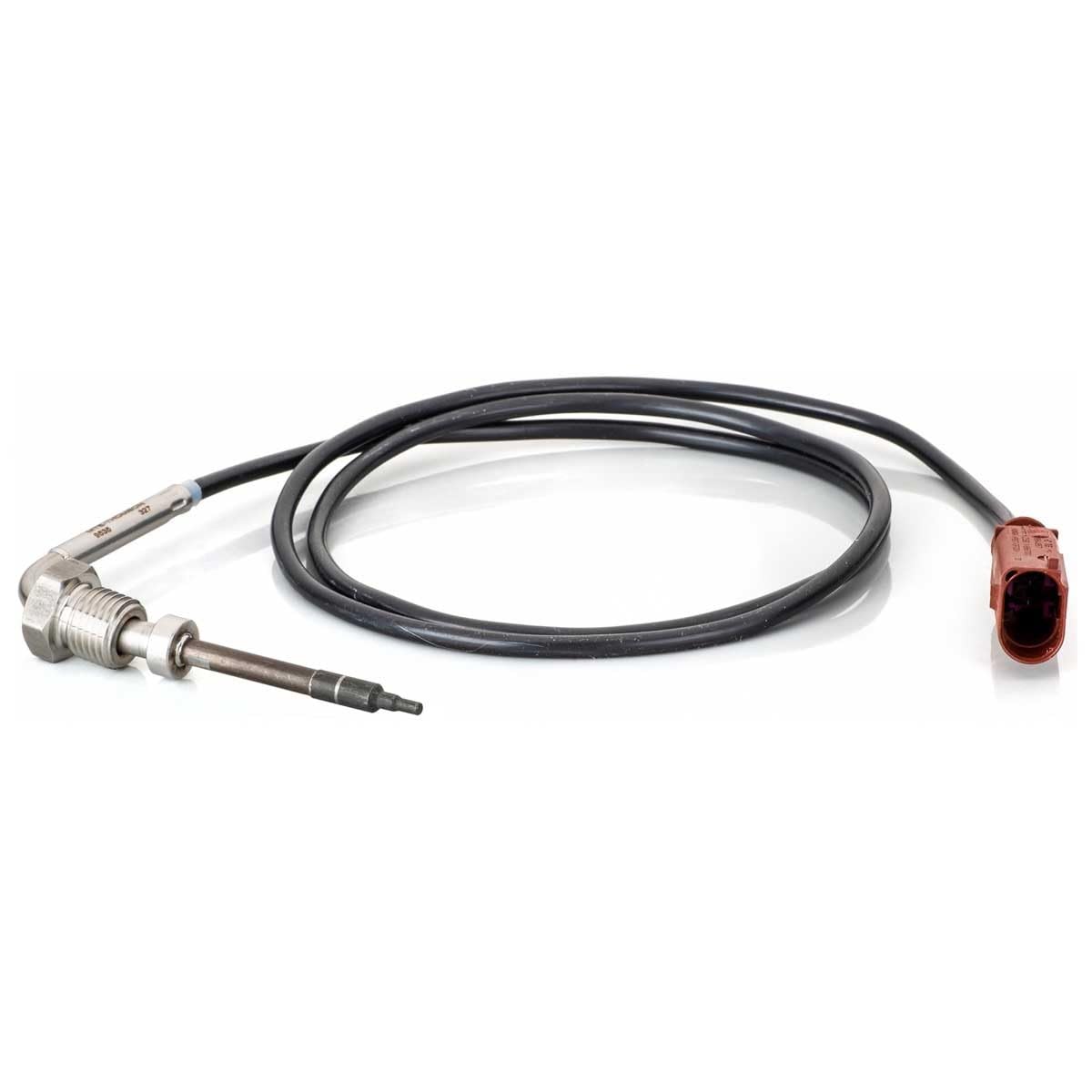 HELLA 6PT 014 494-531 Sensore, Temperatura gas scarico, 2a... poli, avvitato, Cavo 1000mm | Compatibile con: AUDI Q7, Q7 Van, VW TOUAREG