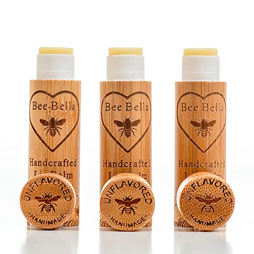 Bee Bella Lip Balm Unscented 3 Pack