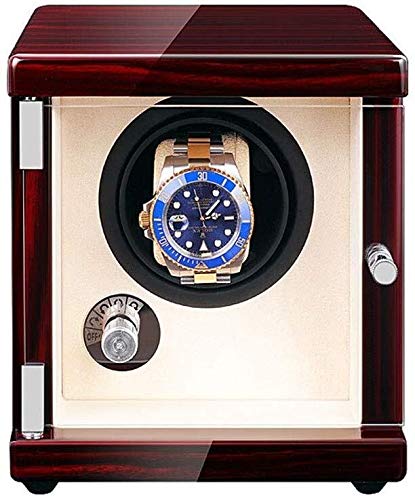 YUXO Cajas Giratorias 5 Modos De Rotación Relojes Caja De Presentación De Almacenamiento USB Winder De Reloj Único Automático 2 Métodos De Suministro De Energía 1116