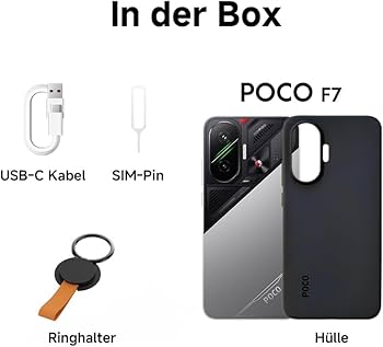 XIAOMI Poco F7 Smartphone, 12+256GB, Weiß, Flaggschiff Snapdragon