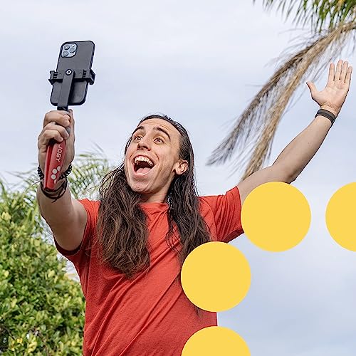 Joby Handypod 2 Kit, Treppiede Da Tavolo Per Smartphone, Supporto Per Telefono Griptight 360 E Supporto A Perno, Action Cam, Fotocamere Mirrorless, Dispositivi Fino A 1 Kg, Rosso - 6