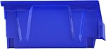 VEVOR Plastic Storage Bin, (11-Inch x 11-Inch x 5-Inch), Hanging Stackable Storage Organizer Bin, Blue/Red, 6-Pack, Heavy Duty Stacking Containers for Closet, Kitchen, Office, or Pantry Organization