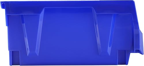 Miniatura 9 de VEVOR Paquete de 6 contenedores apilables de plástico (11 x 11 x 5 pulgadas), contenedores organizadores de almacenamiento colgantes, contenedores