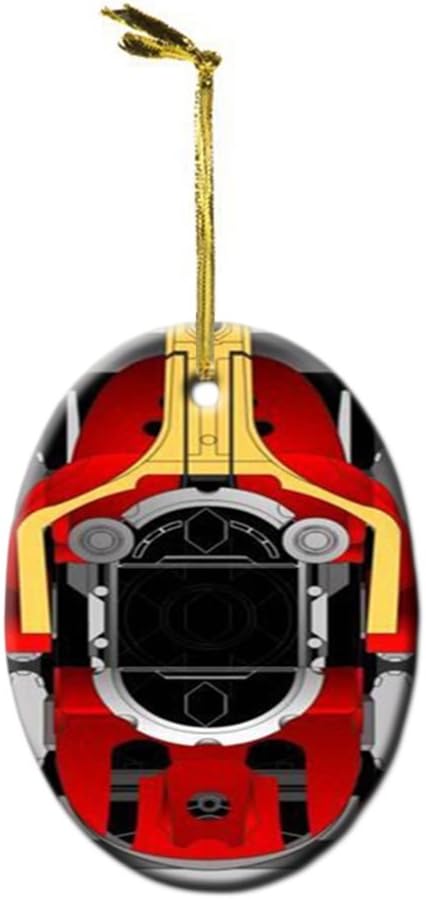Kamen RIder Kabuto Henshin Belt Custom Personalized Oval Porcelain Ornament Christmas Gift home decorations