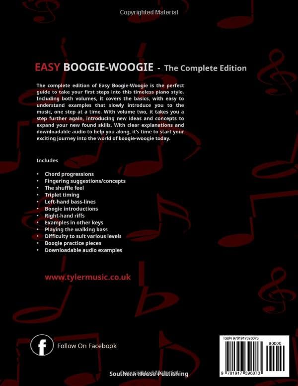 Easy Boogie-Woogie cours piano jazz blues partition complète - 3
