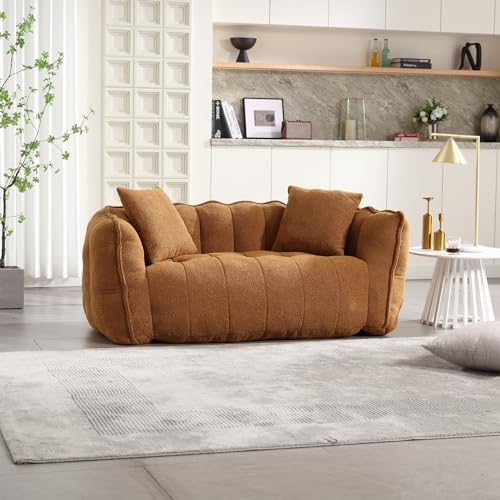Soft beanbag Chair with high Resilience Foam for Two People. The Comfortable Square Recliner Sofa is Ideal for Family Members and Friends Engaged in Games, Reading, Watching TV - Image 5