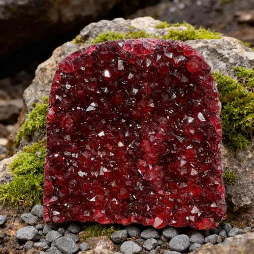 Géode de cristal minéral de quartz brut irrégulier de 300g de qualité supérieure