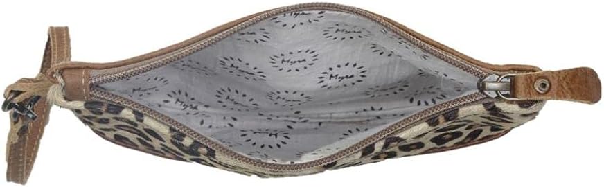 Myra Bag Hairon Leopard Print Bag for Women - Leopard Print Purses for Women with Real Cowhide, Hair On Animal Pattern Purse