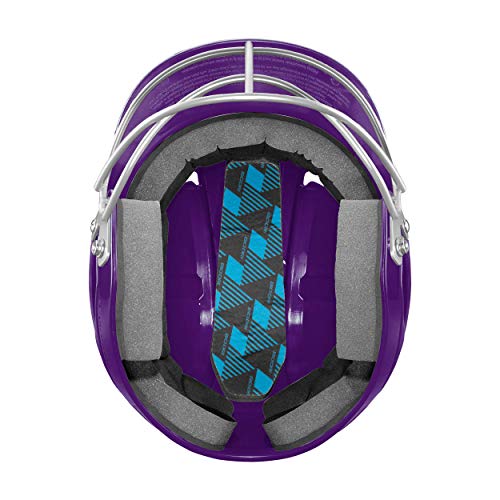 Easton | ALPHA Fastpitch Softball Batting Helmet with Facemask | T-Ball/Small | Purple - image 3