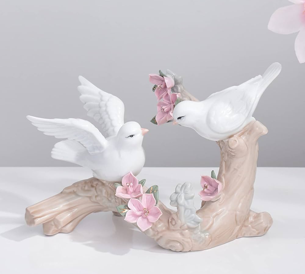 Didiseaon 1 Figurine De Colombe De La Paix En Plein Air Pour Décoration D'intérieur Ou De Noël