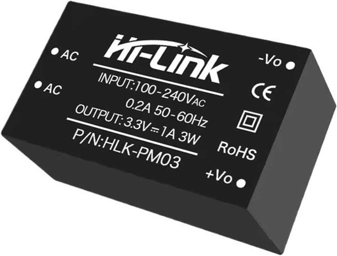 AC DC Converter 220V to 3.3V 3W 1A Step Down Isolated Switching Power Supply Module HLK-PM03