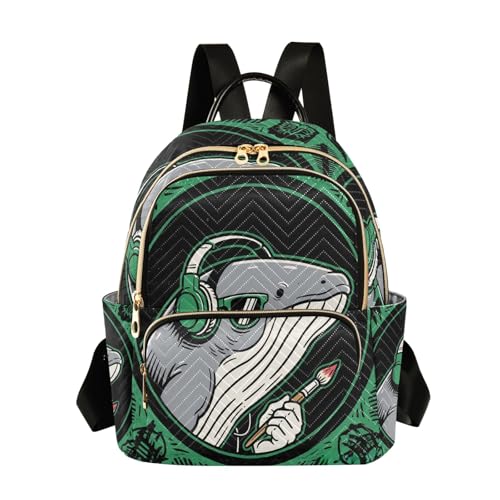 Nexawaveo Mochila acolchada para mujer, bolsa de mano para laptop de 14 pulgadas, ligera, mochila de trabajo, color verde, Verde ballena, Medium, Mochilas de mochila