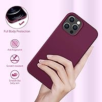 Vista 524 de Miracase Funda diseñada para iPhone 13 Pro Max con protector de pantalla, [forro de microfibra suave antiarañazos], funda protectora de silicona