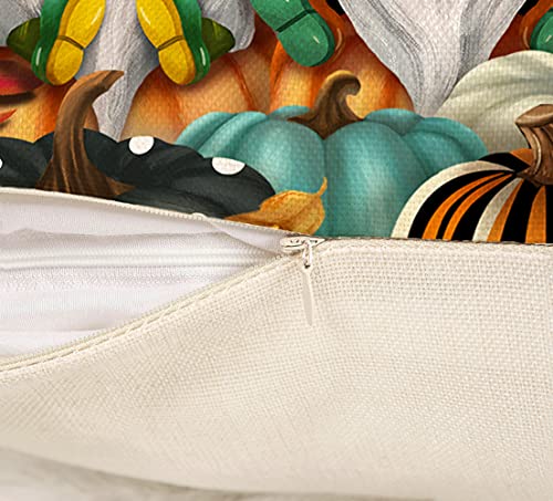 4TH Emotion Fall Pumpkin and Gnome Pillow Covers #TOP25