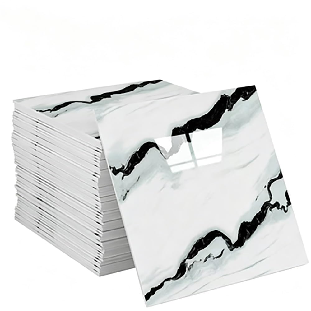 Marble Wall Panels Peel Stick Tiles Backsplash Sticker for Home
