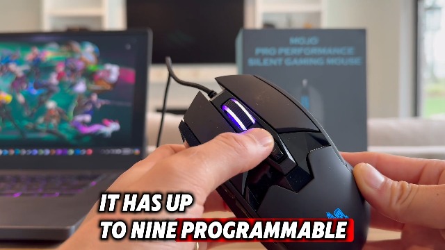 Amazon.com: MOJO Pro Performance Silent Gaming Mouse - Wired Mouse
