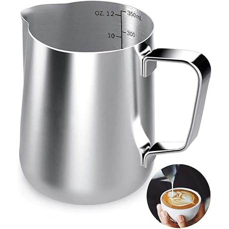 12Oz Milk Frothing Pitcher: The Ultimate Espresso Companion