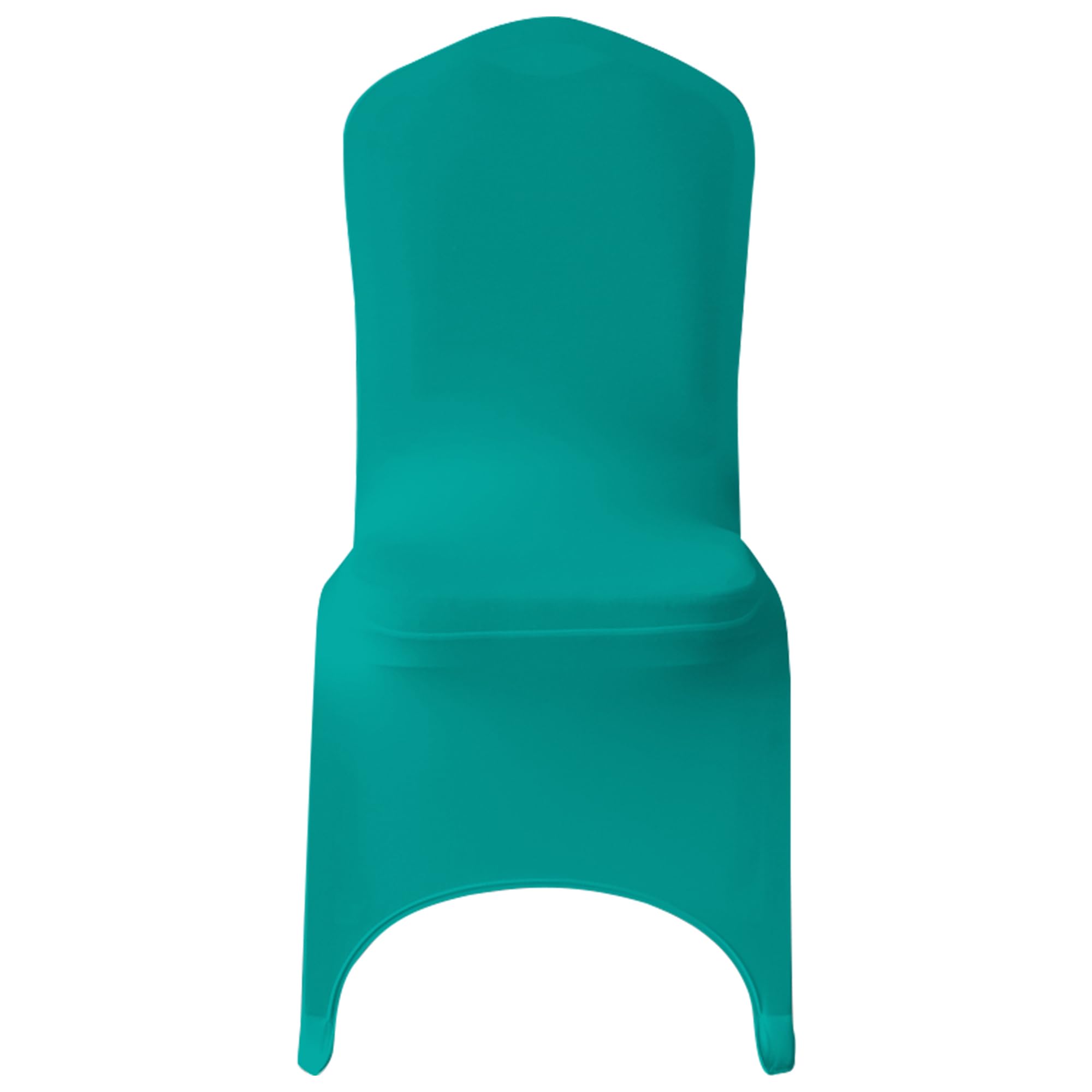 WedDecor 1pcs Turquoise Wedding Chair Covers Spandex Stretch Slipcovers