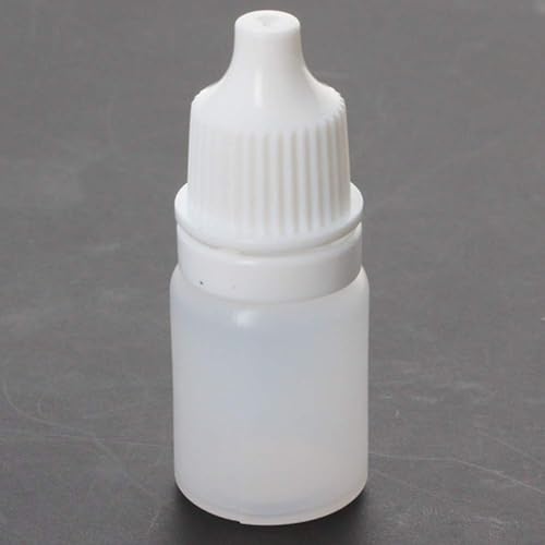 Miniatura 5 de Othmro - Botella de plástico con cuentagotas 02 fl oz tapa blanca botellas de gota pequeñas vacías para ojos líquidas