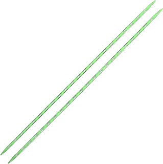 2pcs Light Green Plastic Knitting Needles for Beginner Sweaters