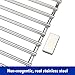 Uniflasy 17 Inches Cooking Grates for Home Depot Nexgrill 720-0830H 720-0830D, 720-0783E, 720-0783C Gas Grill Replacement Parts, Stainless Steel Uniflame Gas Grills Cooking Grids 2 Pack