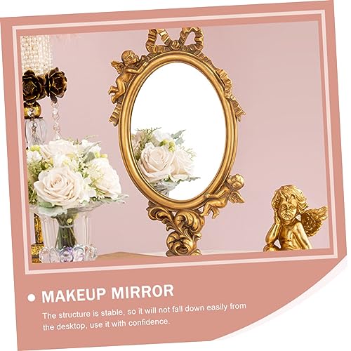Miroir de table de bureau avec support stable miroir de chambre élégant
