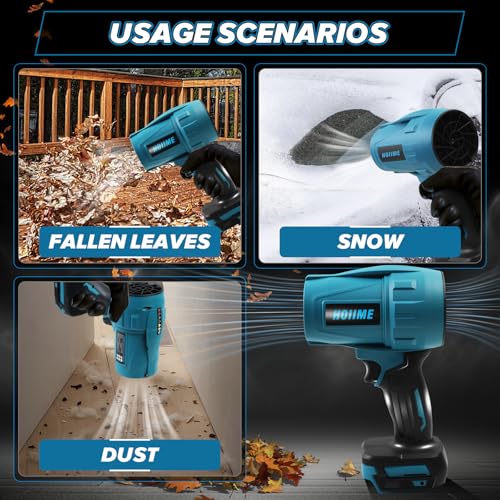 Cordless Blower, 550km/H Leaf Blower, Brushless Motor, Stepless Speed Control, Compatible with Maki TA 18V BL, Battery Not Included - Image 6