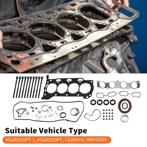 Image of HS26515PT-1 Head Gasket Set with Bolts Compatible with Prius 2010-2021, Corolla 2020 1.8L, Prius V 2012-2017, Prius Prime 2017-2020, CT200 2011-2017 1.8L L4 Engine