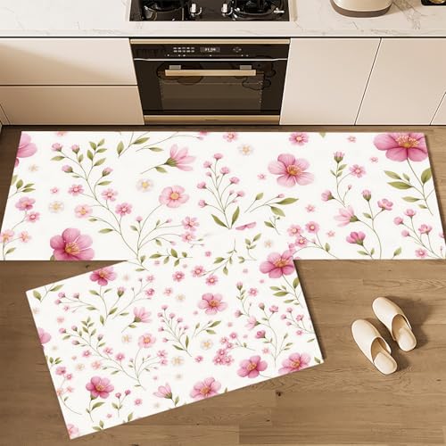 Alfombras de cocina antifatiga que reducen el cansancio con estilo botánico 4