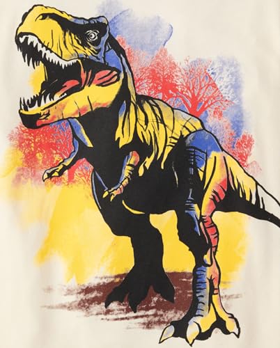 Image of The Children's Place Boys Dino Long Sleeve Graphic T-Shirts,multipacks