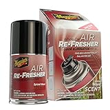 Meguiar's G19702 Whole Car Air Re-Fresher Odor Eliminator – Spiced Wood Scent, 2.5 oz