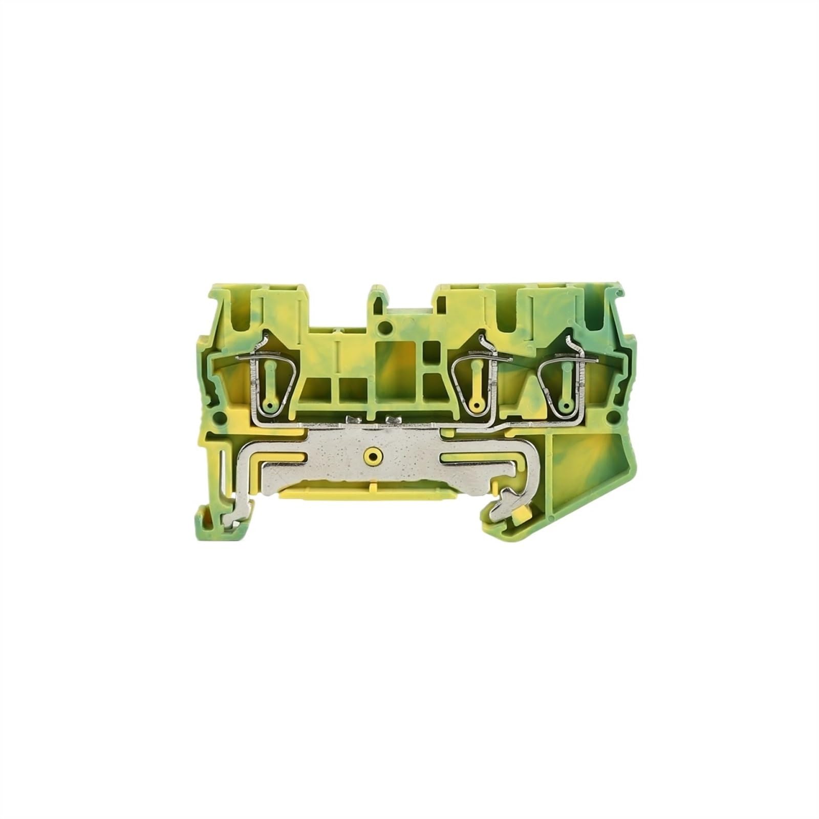 50 Pz ST2.5TWIN PE Cavo di Terra Connettore a molla 3 Conduttori ST-2.5-TW-PE Morsettiera su guida Din