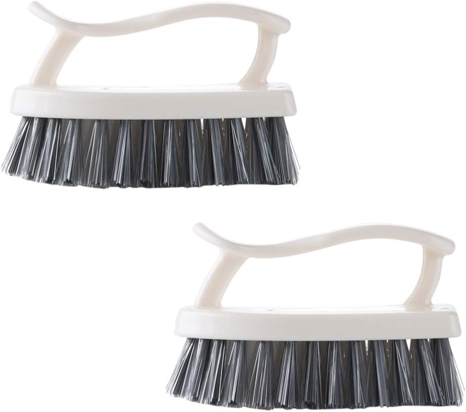 2pcs Plastic Scrub Brush Laundry Cleaning Brush Kitchen Brush Shoes Scrub Brush Scrubber for Home Use Brushes