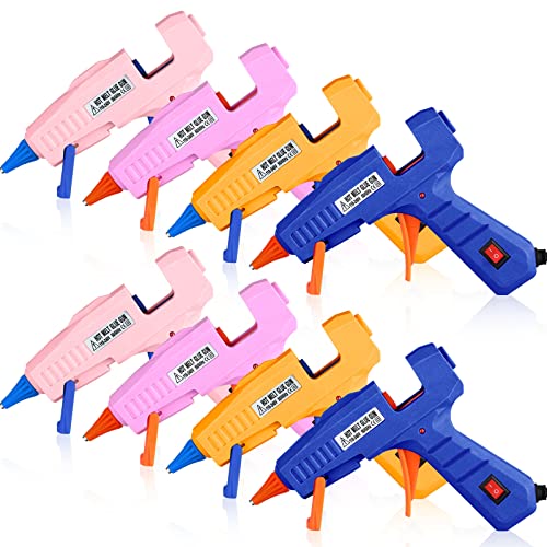 8 Pieces Mini Hot Glue Gun For School Craft Small Hot Melt Gun With Rubber Protector For Kids Craft Glue Gun For Diy Small Craft Projects And Home Quick Repairs, 30 W #TOP26
