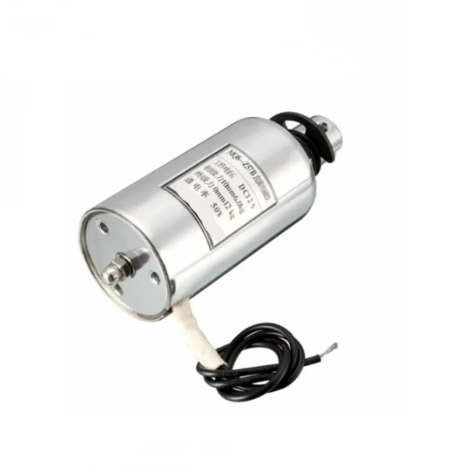 Électro-aimant tubulaire DC 12V 24V actionneur traction 10mm 6Kg