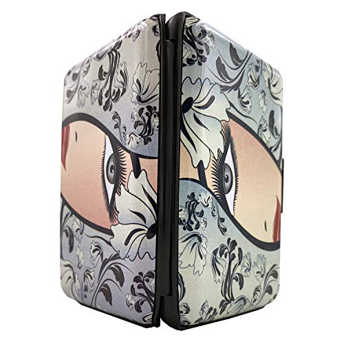 BFL RFID Credit Card Holder for Women or Men, Theft Proof Credit Card Holder, Slim Design Fits in Pocket (Girl on Floral)3