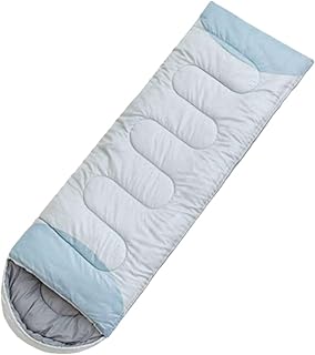 Ligero Saco de Dormir de poliéster, Saco de Dormir Multifuncional, Saco de Dormir Tipo sobre, Saco de Dormir para Interiores y Exteriores cálido
